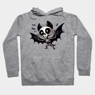 Cute Bat Skeleton Hoodie
